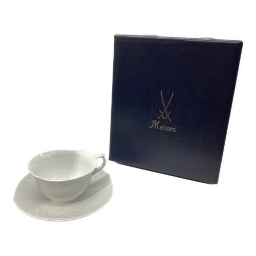 Meissen (マイセン) カップ&ソーサー 波の戯れホワイト