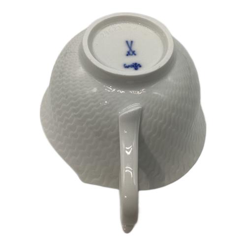 Meissen (マイセン) カップ&ソーサー 波の戯れホワイト