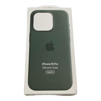 スマホシリコンケース MagSafe対応iPhone 15 Pro用　モスグリーン