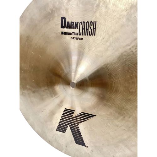 シンバル 16インチ K DARK CRASH MEDIUM THIN