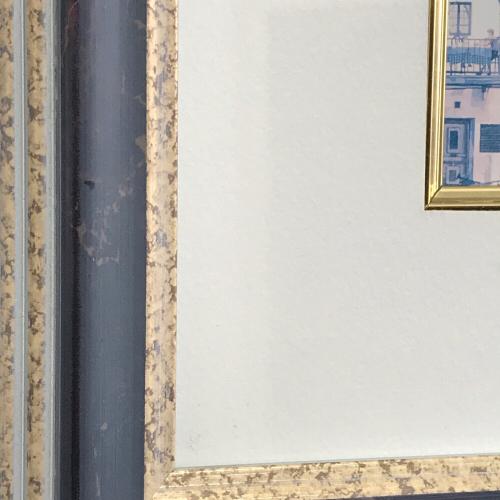 笹倉鉄平 マイヨール広場 複製画　インテリア額