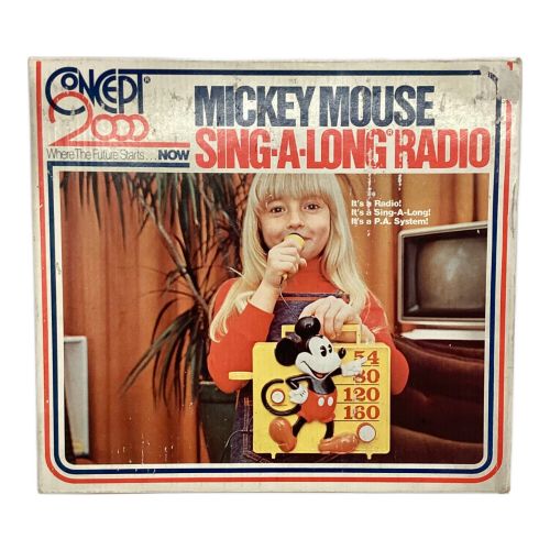 ラジオ・PAシステム MICKEY MOUSE SING-A-LONG RADIO