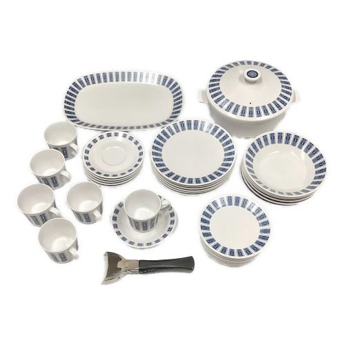 PROGRESSION PACIFIC 9010 カップ＆ソーサー、プレート大・小、ボウル、キャセロール、大皿、デタッチャブルハンドル　27Pセット