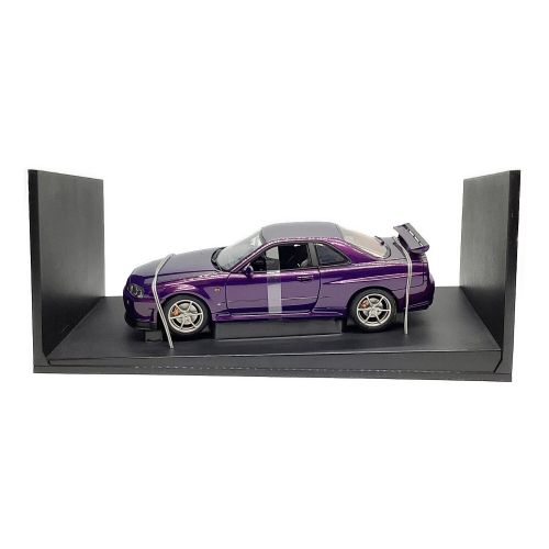 ダイキャストカー 1/18 NISSAN SKYLINE GT-R R34 1999 Midnight Purple