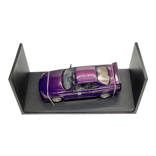 ダイキャストカー 1/18 NISSAN SKYLINE GT-R R34 1999 Midnight Purple