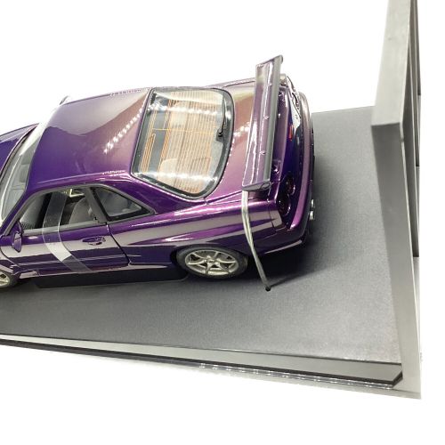 ダイキャストカー 1/18 NISSAN SKYLINE GT-R R34 1999 Midnight Purple