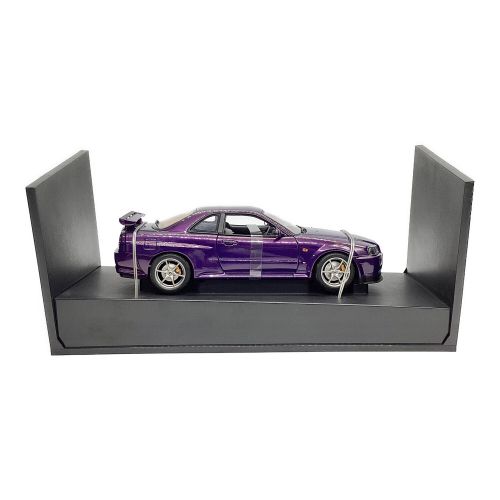 ダイキャストカー 1/18 NISSAN SKYLINE GT-R R34 1999 Midnight Purple