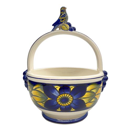 ROYAL COPENHAGEN (ロイヤル・コペンハーゲン) Blue Pheasant（ブルーフェザン） ハンドルバスケット クリスチャン・ヨアヒム 廃盤品