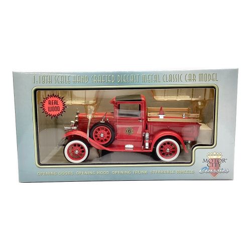 ダイキャストカー 1/18 1931 FORD MODEL A PICK UP 11001 FIRE CHIEF