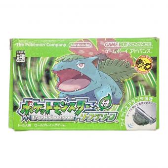 GAME BOY ADVANCE用ソフト ポケットモンスター リーフグリーン