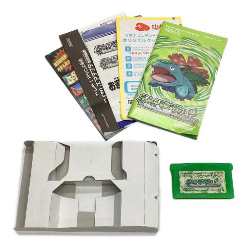 GAME BOY ADVANCE用ソフト ポケットモンスター リーフグリーン
