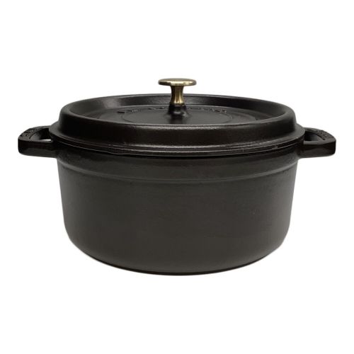 Staub (ストウブ) ピコ・ココット・ラウンド SIZE 24cm ブラック 24cm