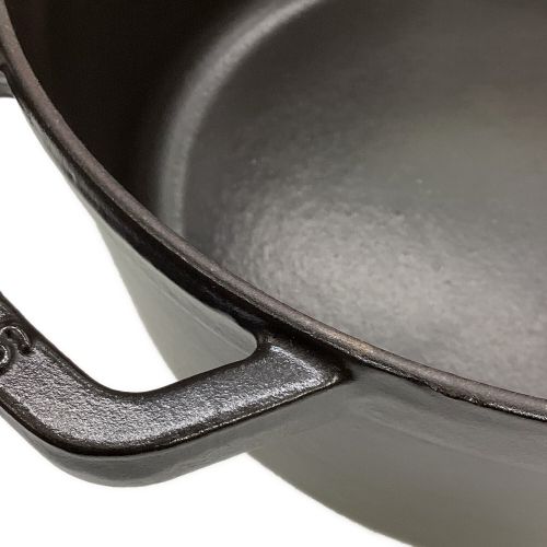 Staub (ストウブ) ピコ・ココット・ラウンド SIZE 24cm ブラック 24cm