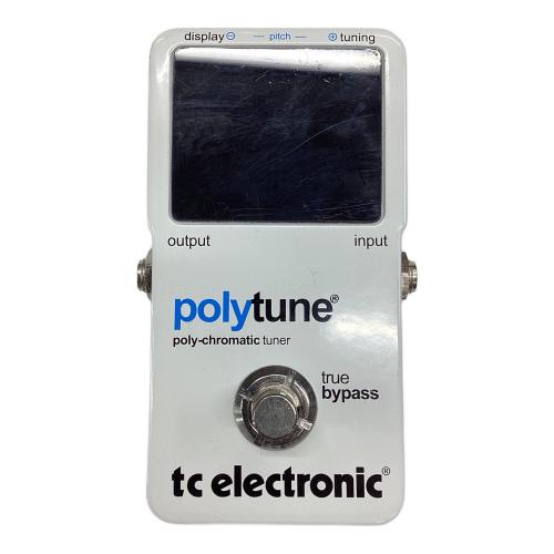 t.c.electronic (ＴＣエレクトロニック) ポリクロマチックチューナー トゥルーバイパス polytune タイ製 動作確認済み