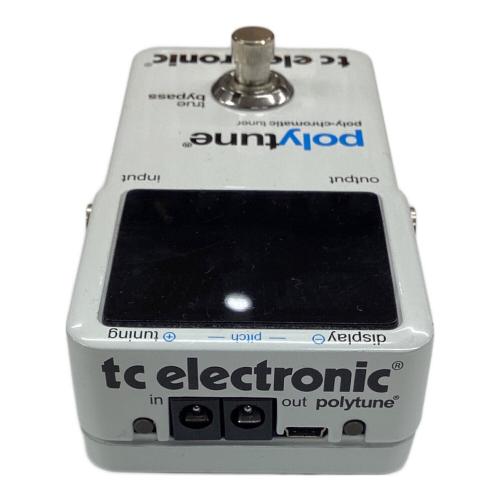 t.c.electronic (ＴＣエレクトロニック) ポリクロマチックチューナー トゥルーバイパス polytune タイ製 動作確認済み