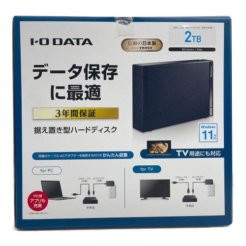 IODATA (アイオーデータ) 外付けHDD HDD-UT2K-BC