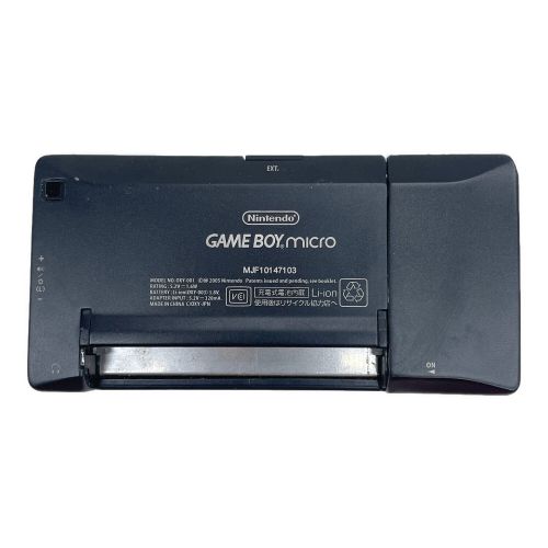 Nintendo (ニンテンドー) GAMEBOY micro 画面キズ有 OXY-001 MJF10147103