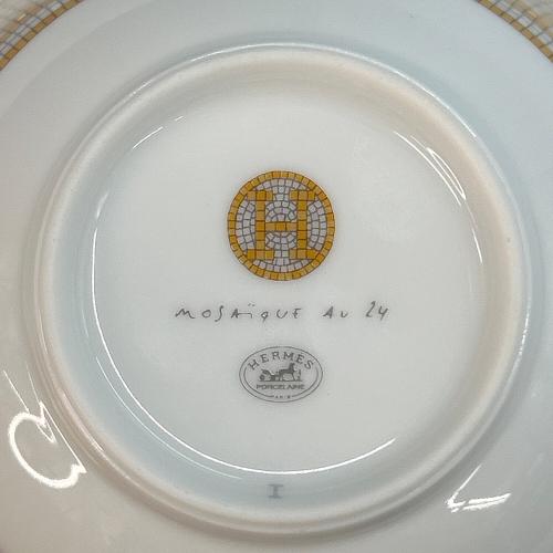 HERMES (エルメス) ライスボウル モザイク24 ゴールド USED
