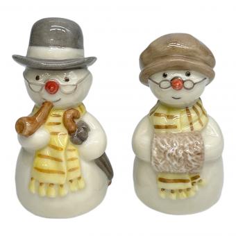 ROYAL COPENHAGEN (ロイヤル・コペンハーゲン) インテリア小物 雪だるま 2Pセット スノーマン