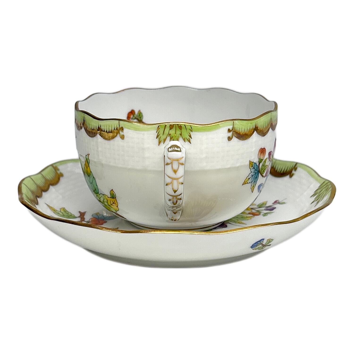 Herend (ヘレンド) カップ&ソーサー ヴィクトリアブーケ 2Pセット