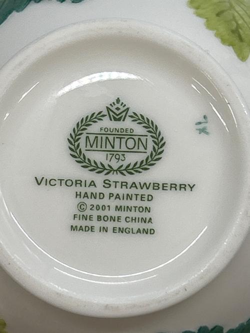 MINTON (ミントン) シュガーポット ヴィクトリアストロベリー USED