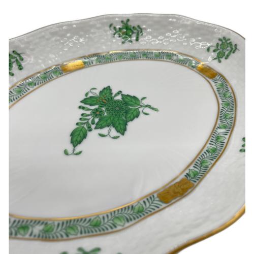 Herend (ヘレンド) オーバルディッシュ アポニーグリーン