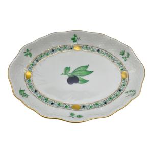 Herend (ヘレンド) オーバルディッシュ アピシウスのハーブ