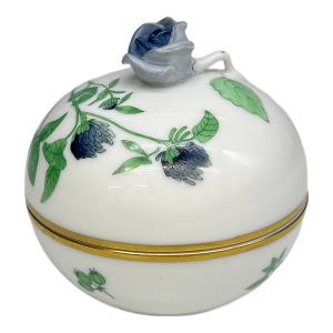 Herend (ヘレンド) ボンボニエール ハーブガーデン マルボンボン薔薇 USED