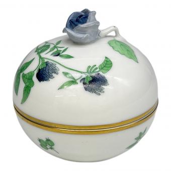 Herend (ヘレンド) ボンボニエール ハーブガーデン マルボンボン薔薇 USED