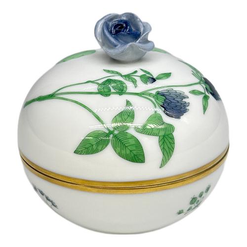 Herend (ヘレンド) ボンボニエール ハーブガーデン マルボンボン薔薇 USED