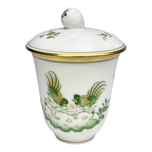 RICHARD GINORI (リチャードジノリ) 蓋付カップ グリーンコック USED