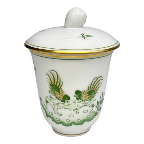 RICHARD GINORI (リチャードジノリ) 蓋付カップ グリーンコック USED