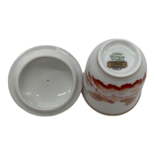 RICHARD GINORI (リチャードジノリ) 蓋付カップ レッドコック