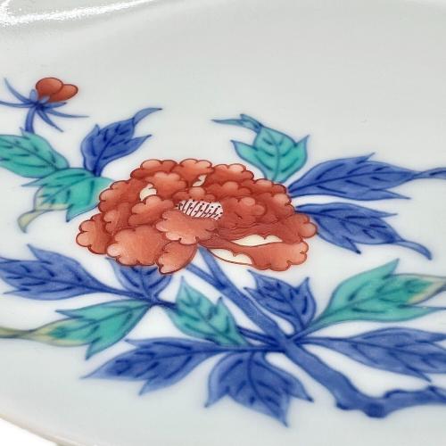 カップ&ソーサー 色鍋島 錦花絵紅茶碗 2P 今泉今右衛門作