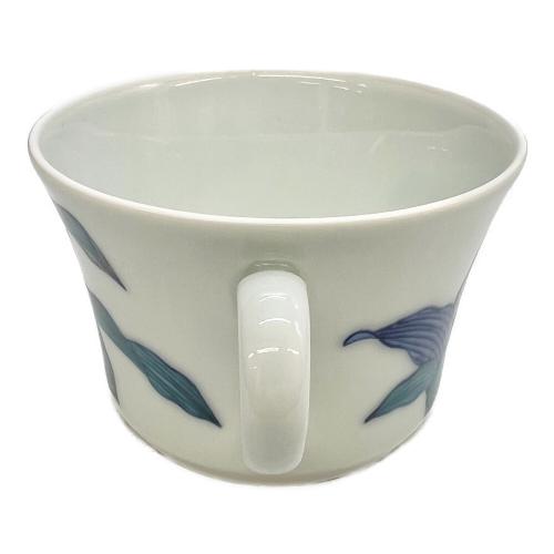 カップ&ソーサー 色鍋島 錦花絵紅茶碗 2P 今泉今右衛門作