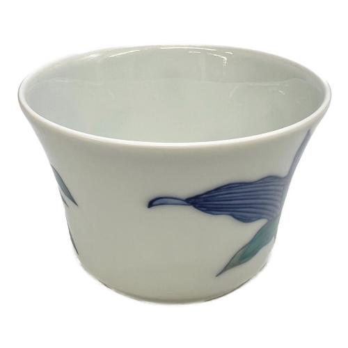 カップ&ソーサー 色鍋島 錦花絵紅茶碗 2P 今泉今右衛門作