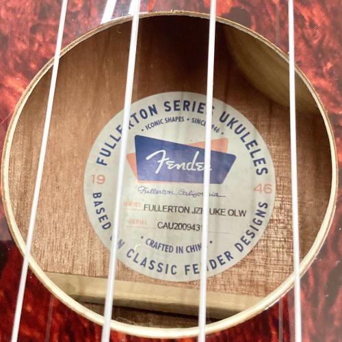 エレキウクレレ FE-U01 Fullerton Jazzmaster Uke Olympic White