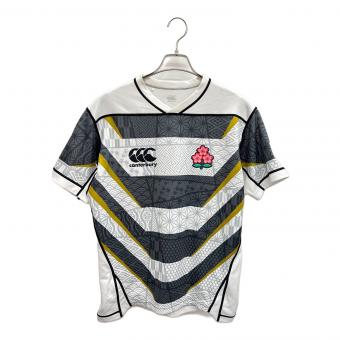 Canterbury (カンタベリー) ゲームシャツ メンズ SIZE L ホワイト RG32777 JAPAN EMERGINGBROSSOMS（エマージングブロッサムズ ジャージ 日本代表リーグワン）