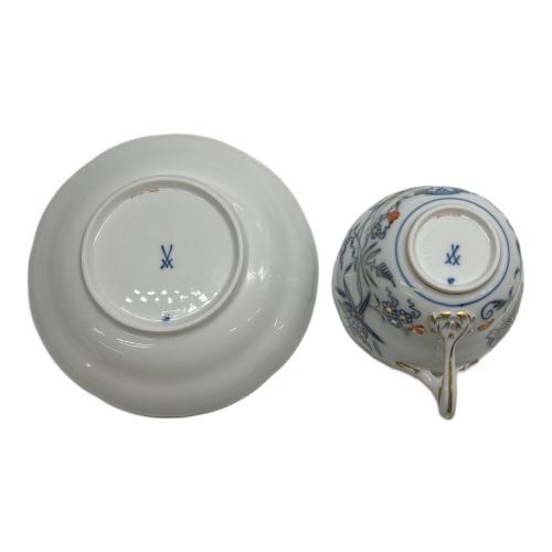 Meissen (マイセン) カップ&ソーサー 800117 朱金オニオン USED