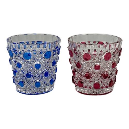 WAKO (ワコー) 懐石杯揃 龍目色被クリスタル