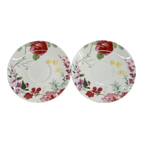 Wedgwood (ウェッジウッド) ペアカップ&ソーサー Jasper Conran フローラル