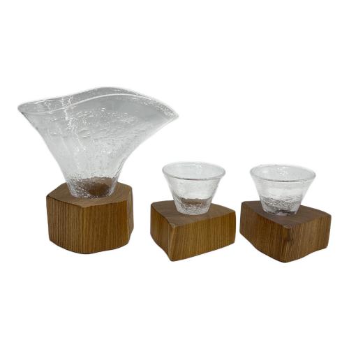 淳工房(ジュンコウボウ) 木GLASS(きぐらす)セット 酒器3点セット