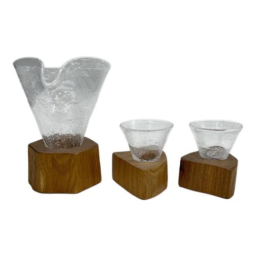 淳工房(ジュンコウボウ) 木GLASS(きぐらす)セット 酒器3点セット