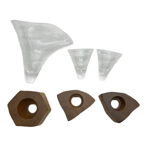 淳工房(ジュンコウボウ) 木GLASS(きぐらす)セット 酒器3点セット