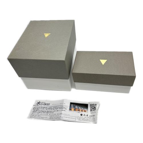 淳工房(ジュンコウボウ) 木GLASS(きぐらす)セット 酒器3点セット