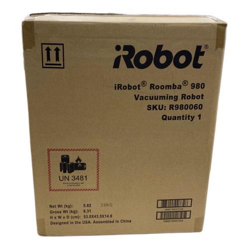 iRobot (アイロボット) ロボットクリーナー Roomba980 程度S(未使用品) 純正バッテリー 未使用品