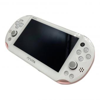 PSVITA ライトピンク/ホワイト PCH-2000 純正32GBメモリーカード付