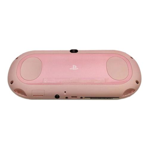 PSVITA ライトピンク/ホワイト PCH-2000 純正32GBメモリーカード付