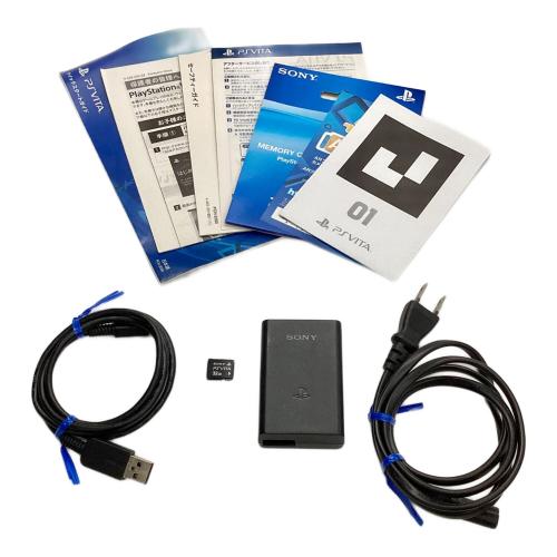 PSVITA ライトピンク/ホワイト PCH-2000 純正32GBメモリーカード付