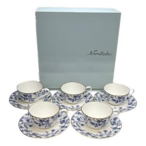 Noritake (ノリタケ) カップ&ソーサー ブルーソレンティーノ 5Pセット